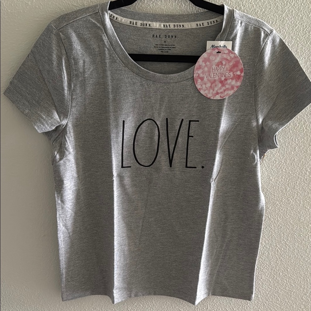 Rae Dunn Gray Graphic Tee